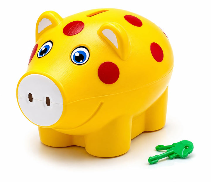 Pack of 2 Money Saver Piggy Bank (3-8 Years) - Yellow