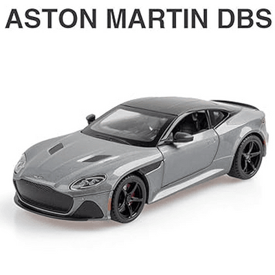 Resembling 1:24 for Aston Martin Gt Alloy Diecasts & Toy Vehicles Metal Toy Car Model Sound and Light Pull Back Collection (Assorted Colour)