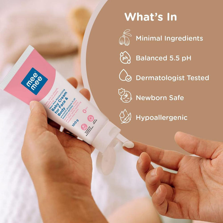 Mee Mee Moisturizing Baby Cream for Face & Body - 100g