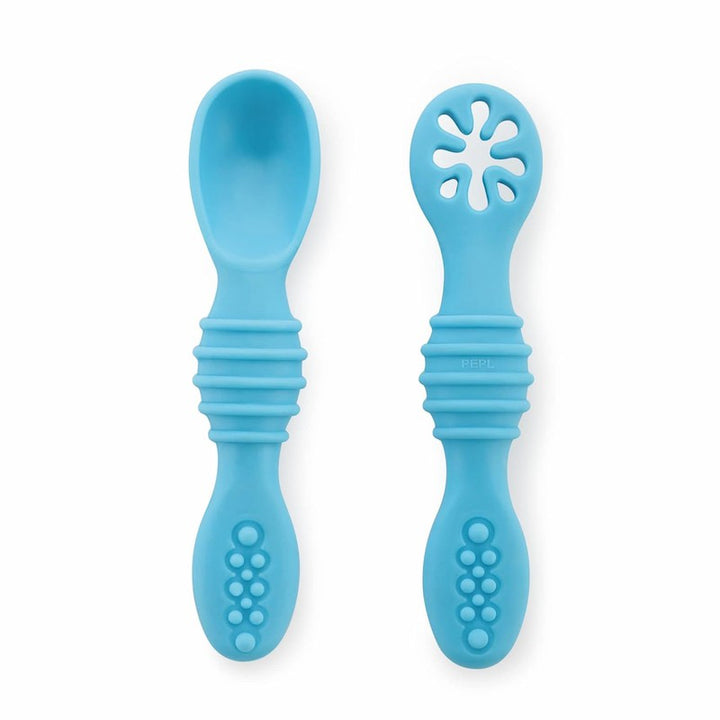 Silicone Spoon for Feeding Infant and Toddlers | Pack of 2 | Smushy