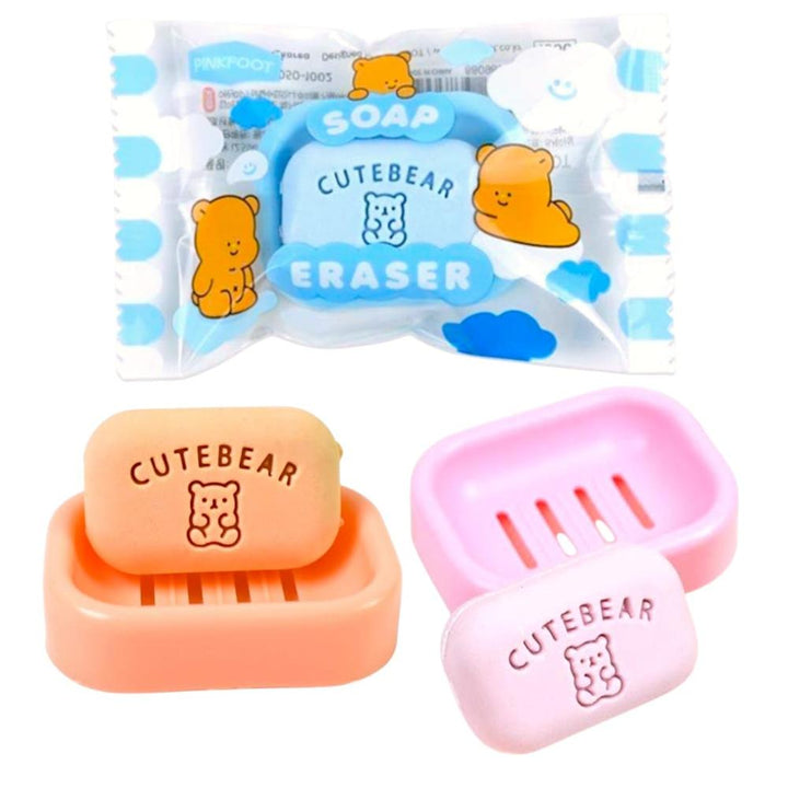Pack of 2 Soap Eraser Rubber for Kids