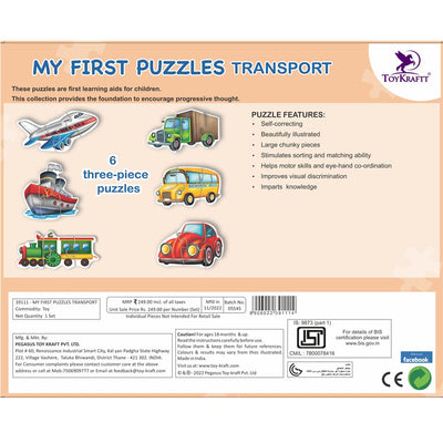 My First Chunky Jigsaw Transport Puzzle