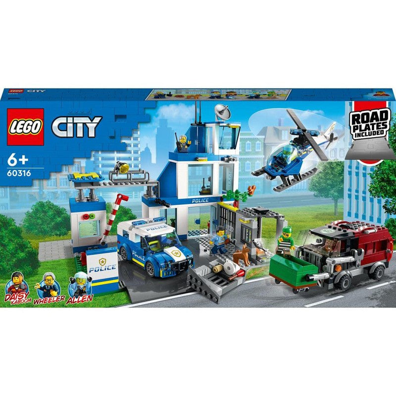 LEGO City Police Station 60316 Building Kit (668 Pcs)