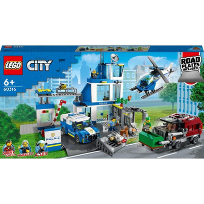 LEGO City Police Station 60316 Building Kit (668 Pcs)