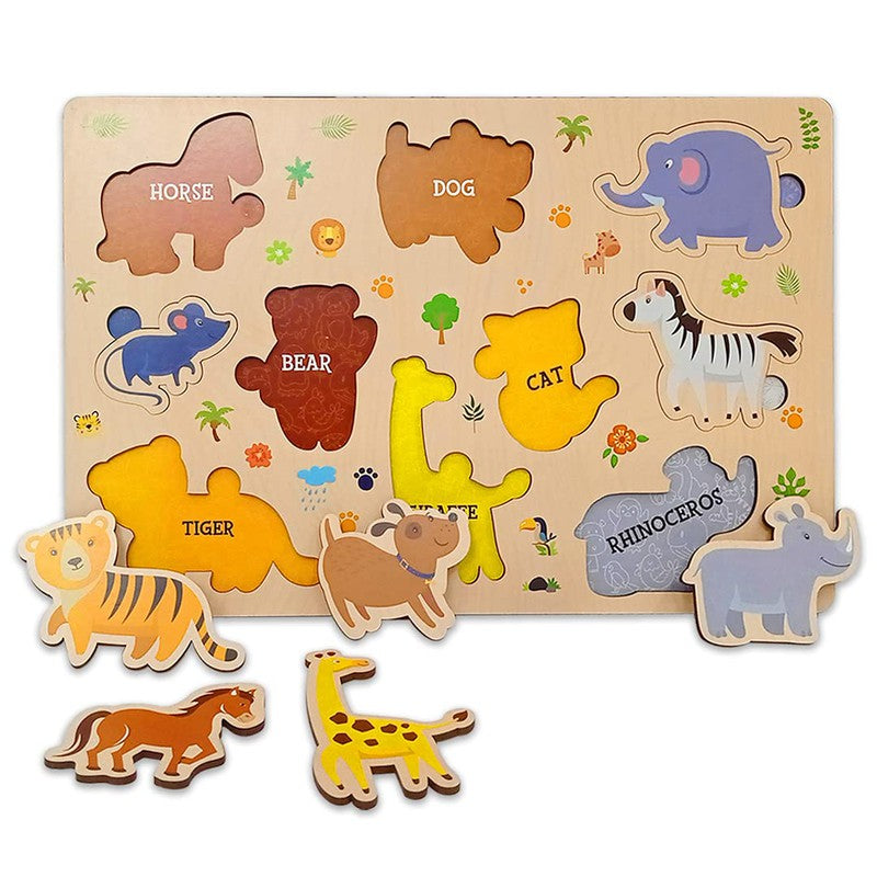 Sea Animal Educational Wooden Puzzle for Kids