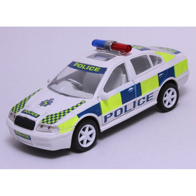 Skuba Hot Pursuit UK Police Pull Back Toy Car (BG)
