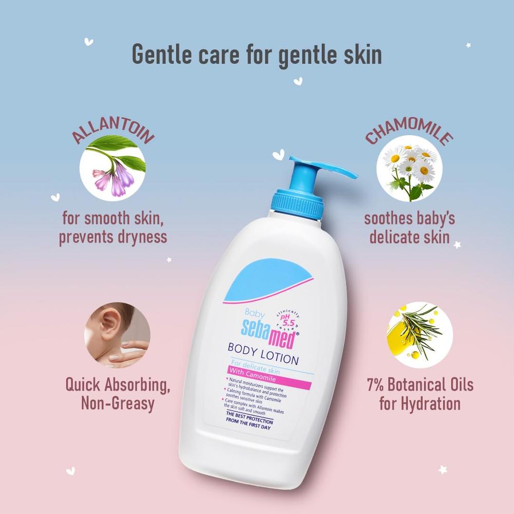 Sebamed Body Lotion - 400ml | pH 5.5 | Long Lasting Moisturiser | Quickly Absorbed