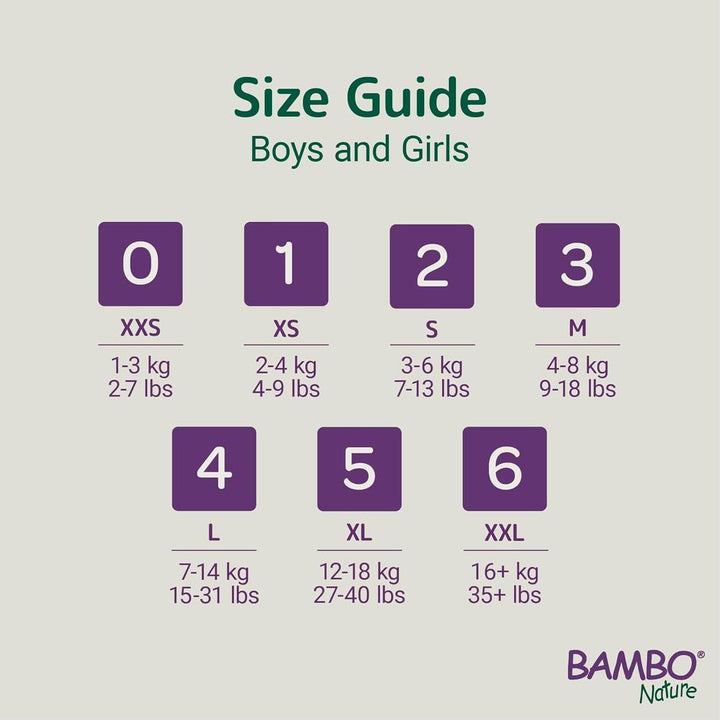Bambo Nature (4-Large) Premium Baby Tape Diapers | 24 Diapers | 7-14 Kg | 15-31 lbs