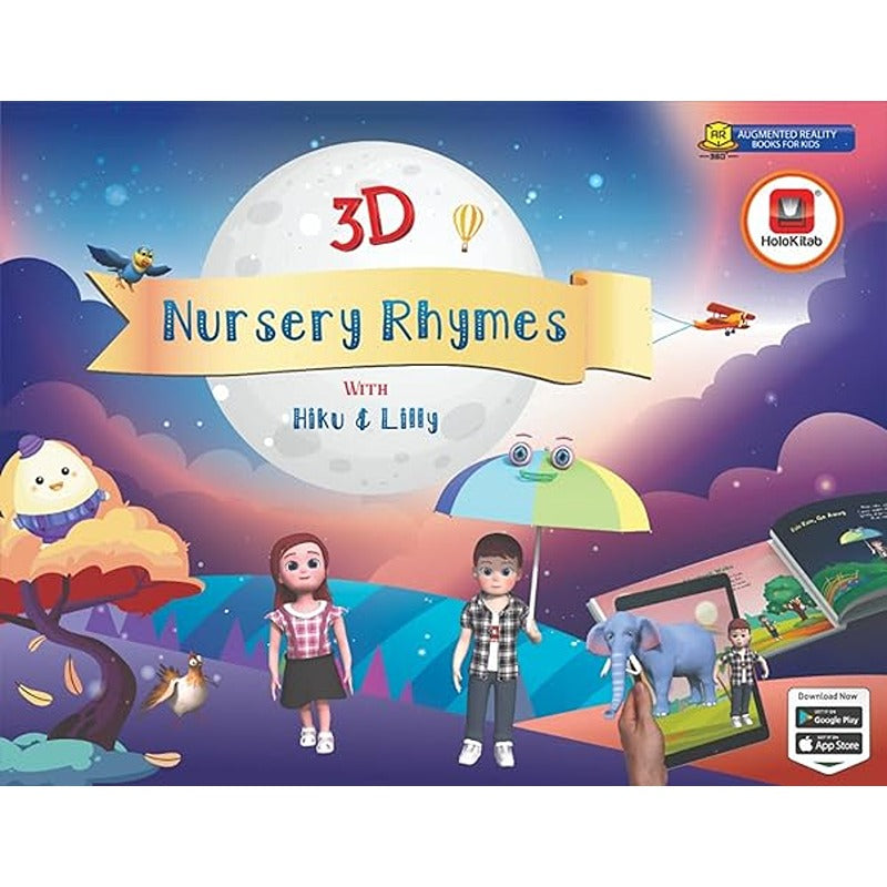 Augmented Reality 3D Interactive Nursery Rhymes Book: Enjoy 12 Delightful Rhymes in a Whole New Way