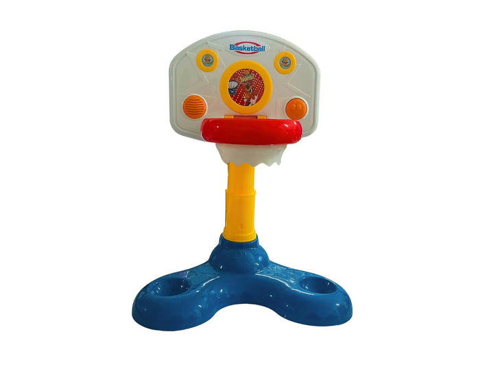 Learning Fun 2 in 1 Shoot 'n' Sound Basketball Hoop Set with Lights & Sound for Kids