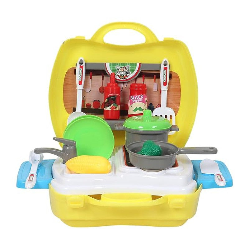 Little Chef Kitchen Pretend Play Set (Yellow)