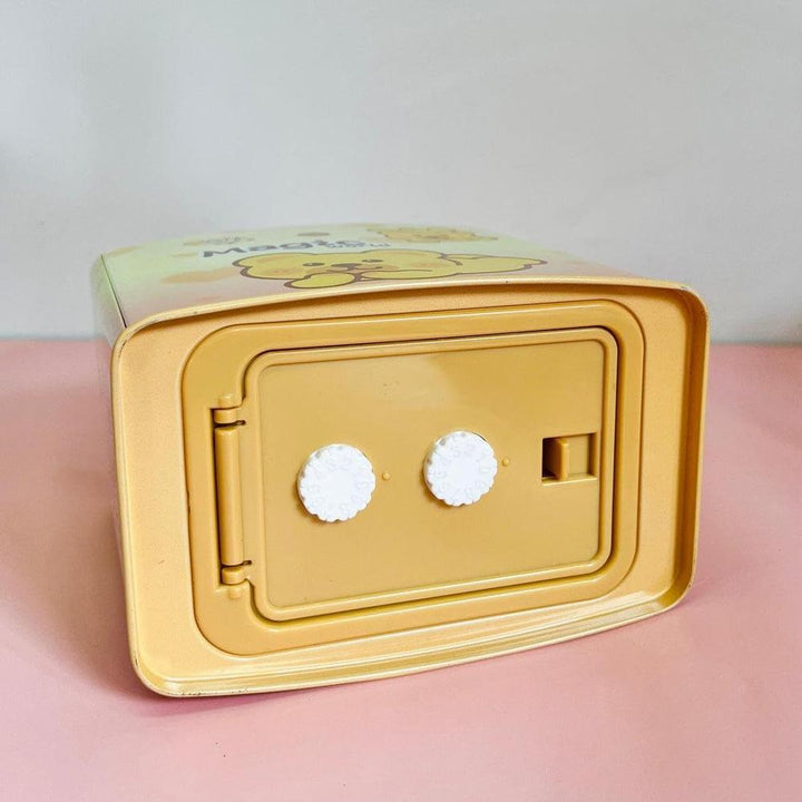 Magic World Cute Cartoon Piggy Bank with Combination Lock | Portable Money Saving & Cash Storage Box for Kids | Mini Coin Bank for Boys & Girls