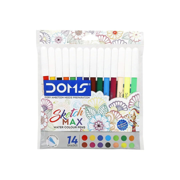 Doms 14 Shades Sketch Pens | Sketch Max Water Color Pens