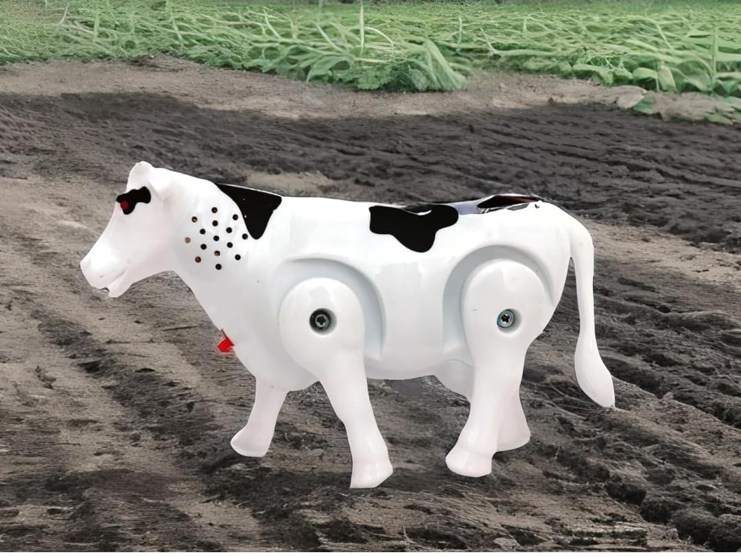 Walking Musical Milch Cow Toy with Light & Sound for Kids | Electric Musical Animal Toy