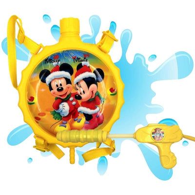 Holi Pichkari Water Blaster with Back Holding Tank Water Capacity 1 Liters | Mickey Mouse
