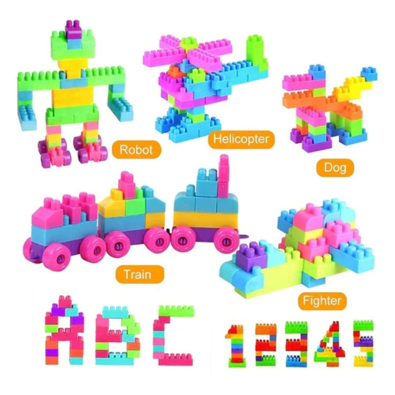 Building Blocks Container - 60 pieces