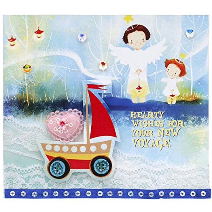 Happy Kidz Make Your Own Greeting Card DIY Craft Kit | 12 Creative Greeting Cards | Art & Craft Activity Set