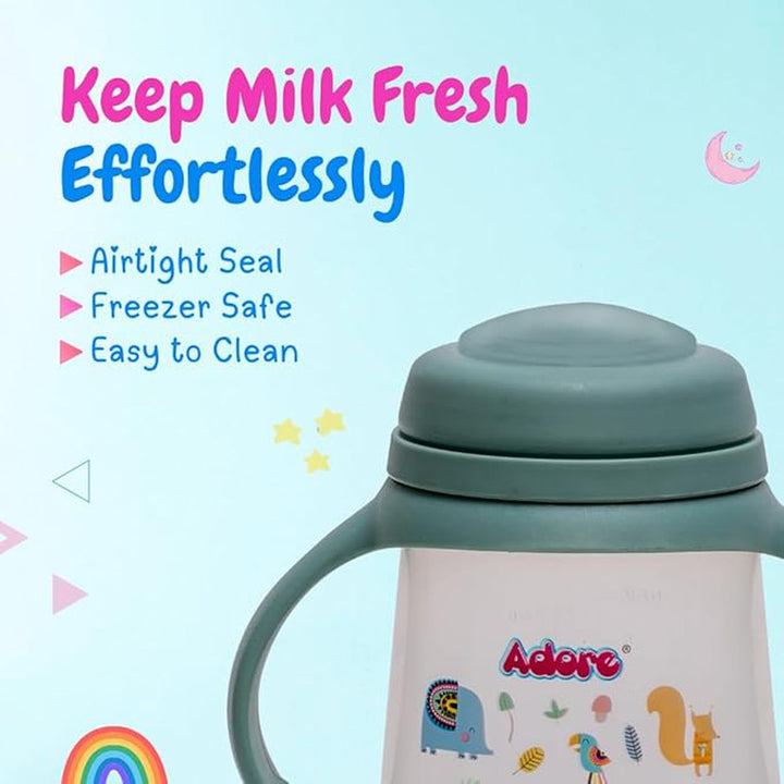 4-in-1 Wide Neck Feeding Bottle & Sipper with Twin Handles - 250ml (1-2 Years)