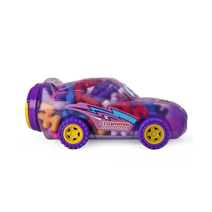 UATOYS Girnar Car Series Clown Mini Blocks Set - 58 Pieces (2-6 Years)