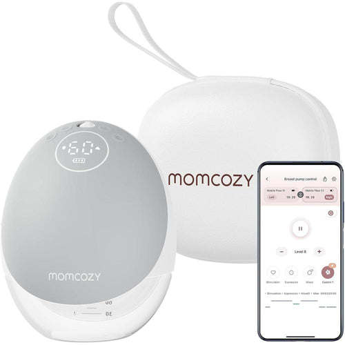 Momcozy M9 Mobile Flow Hands-Free Breast Pump | 3 Modes & 15 Levels, 24mm