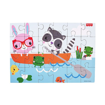 Fisher Price Amazing Animals Puzzles for Kids - 60 Pieces 3 in 1 Jigsaw Puzzle for Kids (IC)