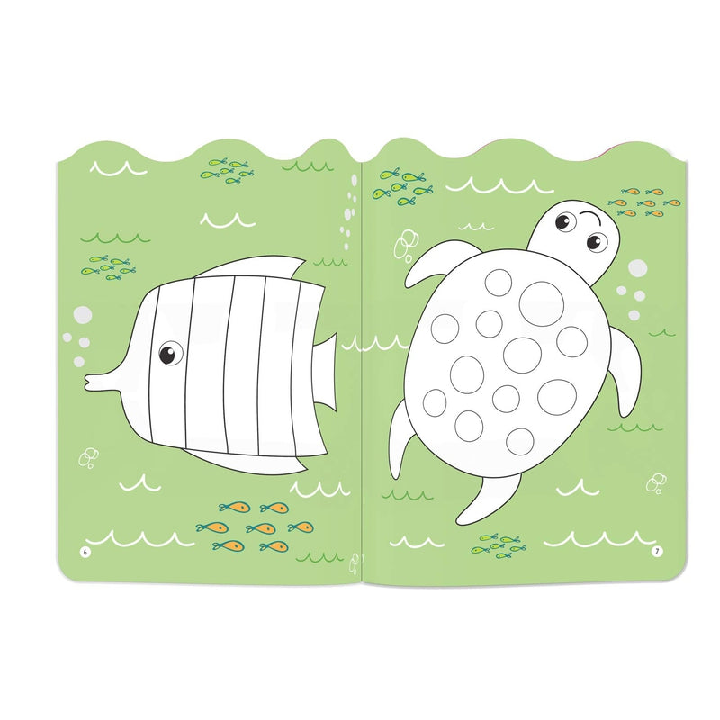 Under The Sea - Coloring and Sticker Activity Book (With 150+ Stickers) [Paperback] Wonder House Books