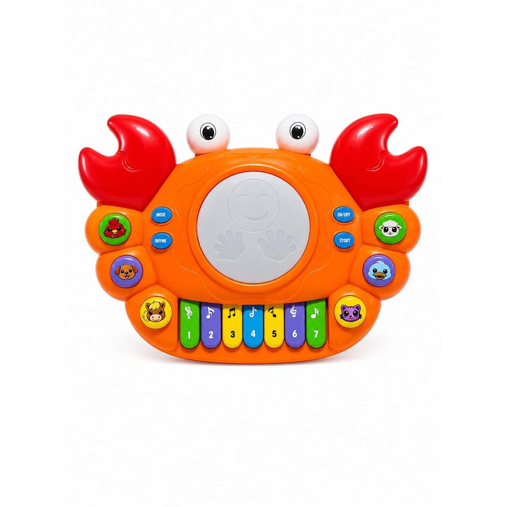 Innovador Intellicrab Musical Learning Toy with Piano, Stories & Drum Pad