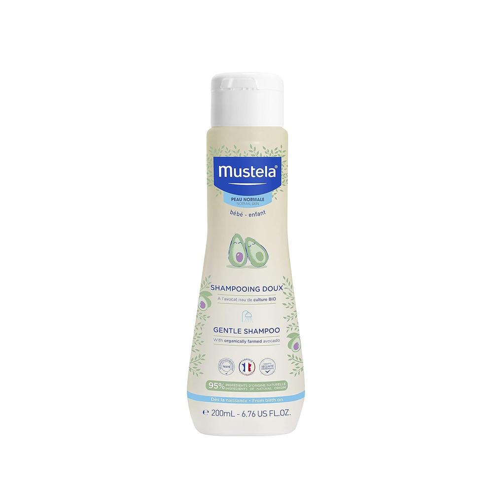 Mustela Gentle Shampoo with 95% Plant-Based Ingredients - 200ml