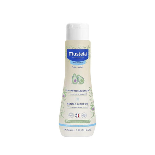 Mustela Gentle Shampoo with 95% Plant-Based Ingredients - 200ml
