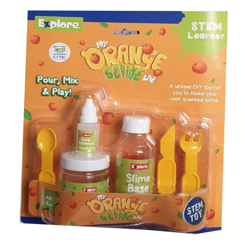 Return Gifts (Pack of 3,5,12) My Orange Slime Lab Kit - STEM Learning Kit Explore