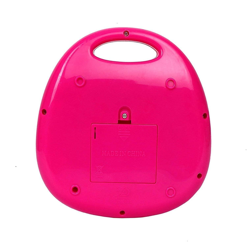 Apple Shape Educational Tablet Toy (Early Educational Learning Machine Toys) - Pink