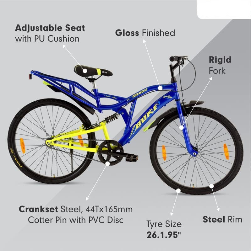 Draco 26T Bicycle | Spinel Blue Glossy | (COD not Available)