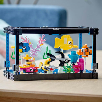 Lego 3 in 1 Fish Tank Building Blocks Set (352 Pieces)