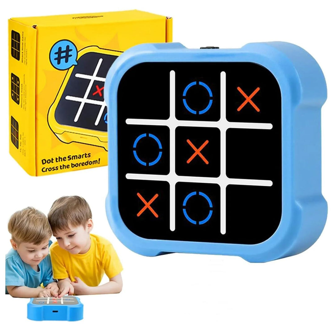 MUREN Tic Tac Toe 4-in-1 - Digital Game I Portable Handheld Puzzle Board Game
