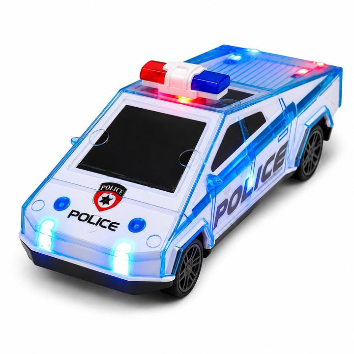 FunBlast Police Car Toy for Kids | Push & Go Police Vehicle with Light & Sound