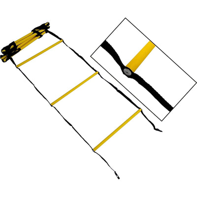 Fitfix 4 Meters Agility Ladder (Round and Heavy) - Super Speed Ladder for Field Sports Training