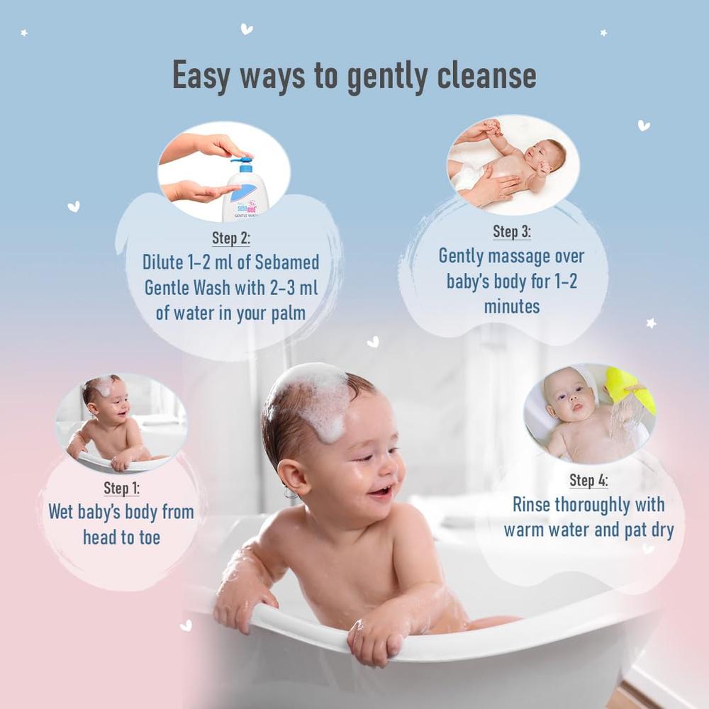 Sebamed Baby Gentle Body Wash - 400ml | pH 5.5 - Tear Free
