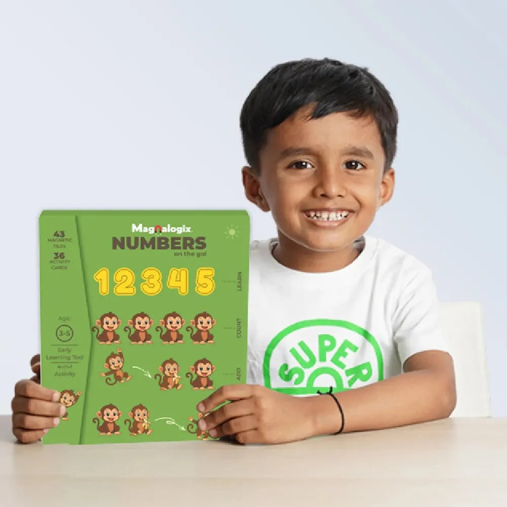 Toykraft Magnetic Numbers On The Go | Counting, Addition & Subtraction Learning Game