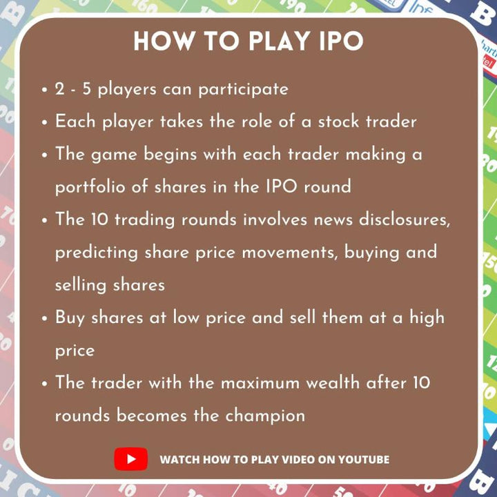 IPO - The Stock Market Board Game