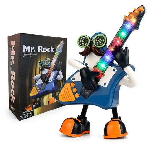 ToyBoi Mr. Rock Dancing Guitar Toy with Light & Music | Musical Moving Guitar Toy for Kids