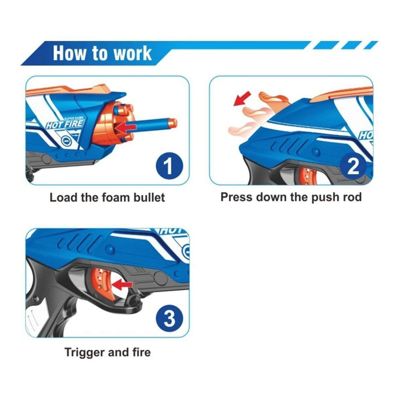 5 Dart Soft Blaster with 20 Darts (Toys Express)