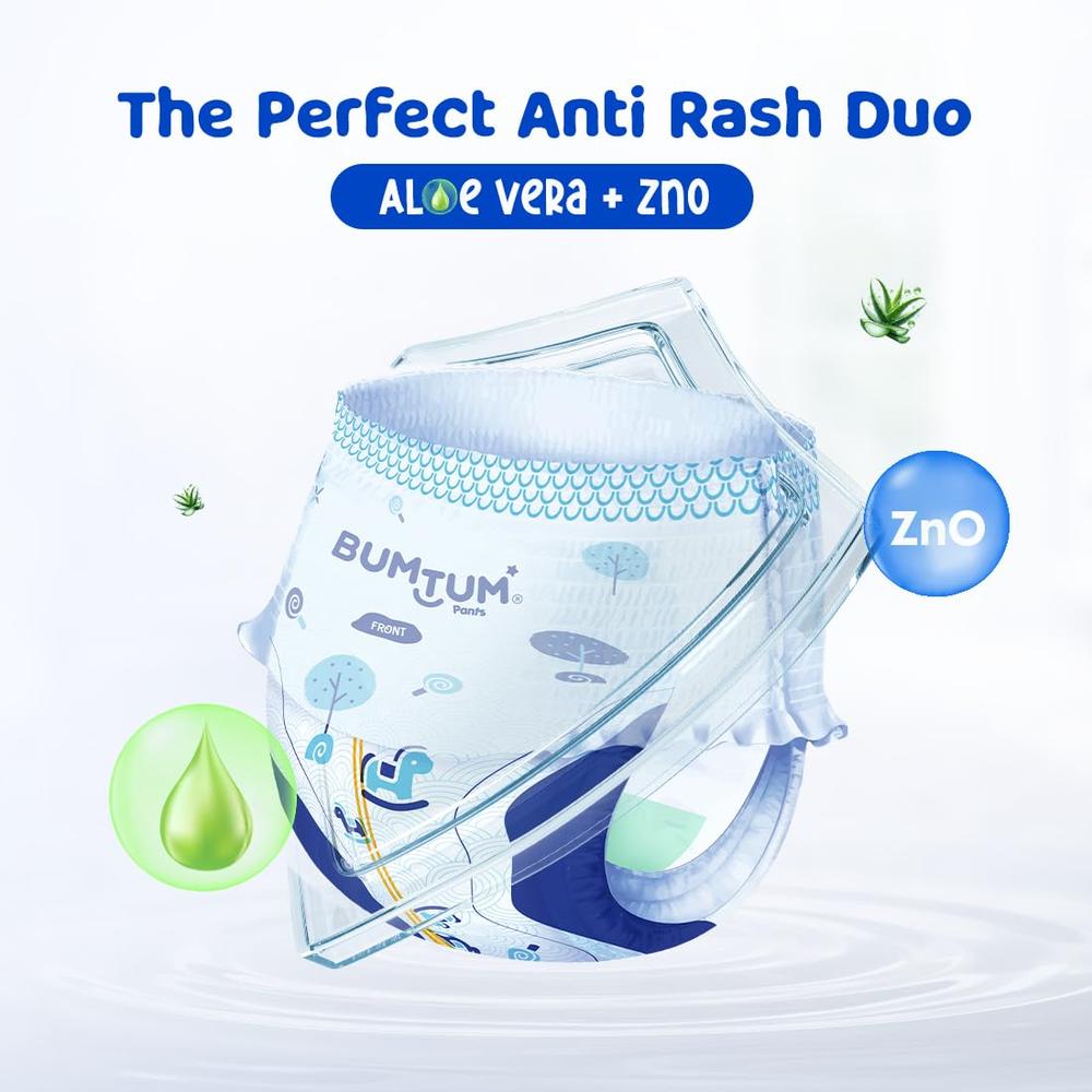 Bumtum (Size-XXL) New and Improved Diaper | 40 Pants |  | 15-25 Kgs