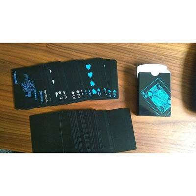 Luxury Black Deck of Waterproof Washable Premium Poker Cards Use for Party Game