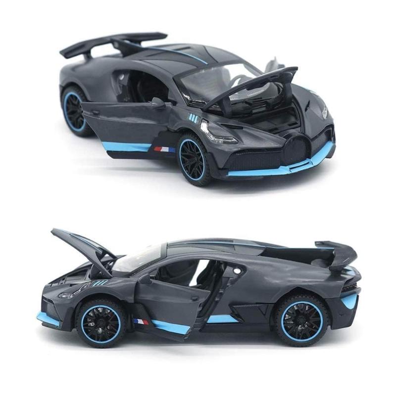 Resembling Bugatti Divo 3in Diecast Car | 1:32 Scale Model | Blue