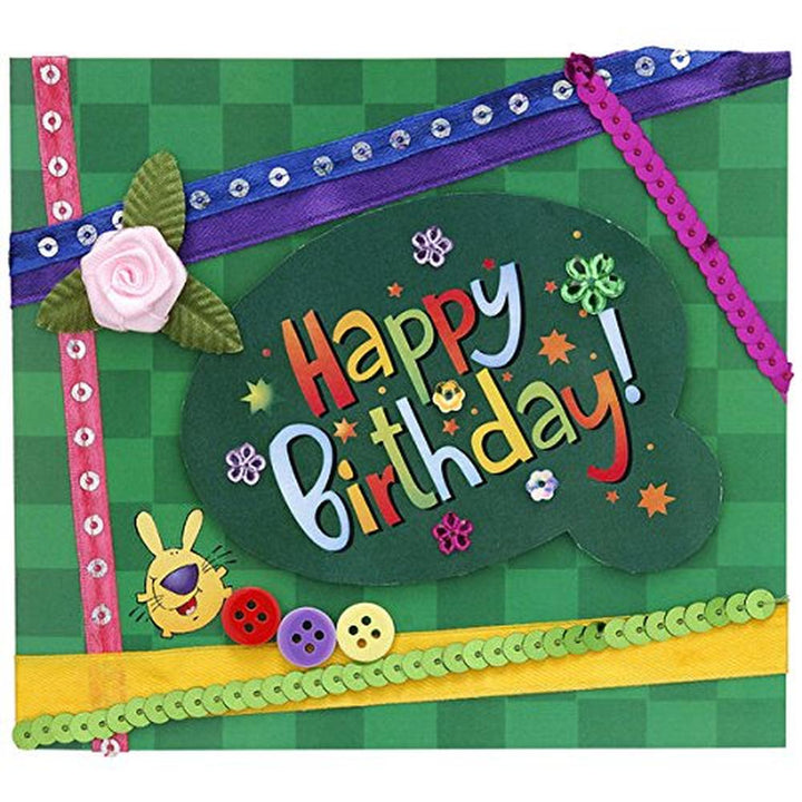 Happy Kidz Make Your Own Greeting Card DIY Craft Kit | 12 Creative Greeting Cards | Art & Craft Activity Set