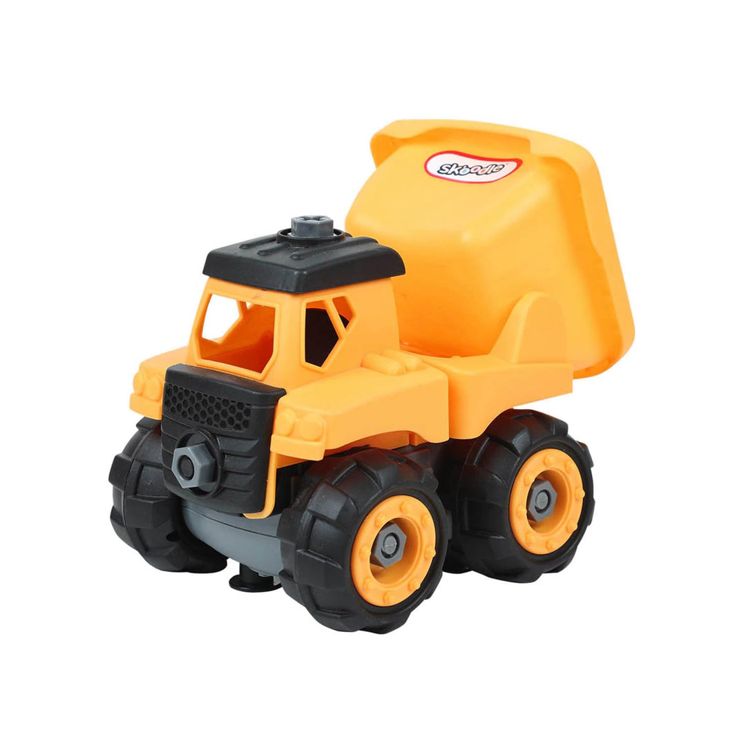 Scoodle Mini Machines My First Build & Go - Construction Truck Toy | Pull Back Vehicle for Kids