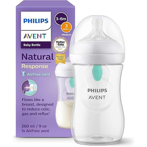 Philips Avent Natural Response Baby Bottle | Airfree vent