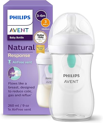 Philips Avent Natural Response Baby Bottle | Airfree vent