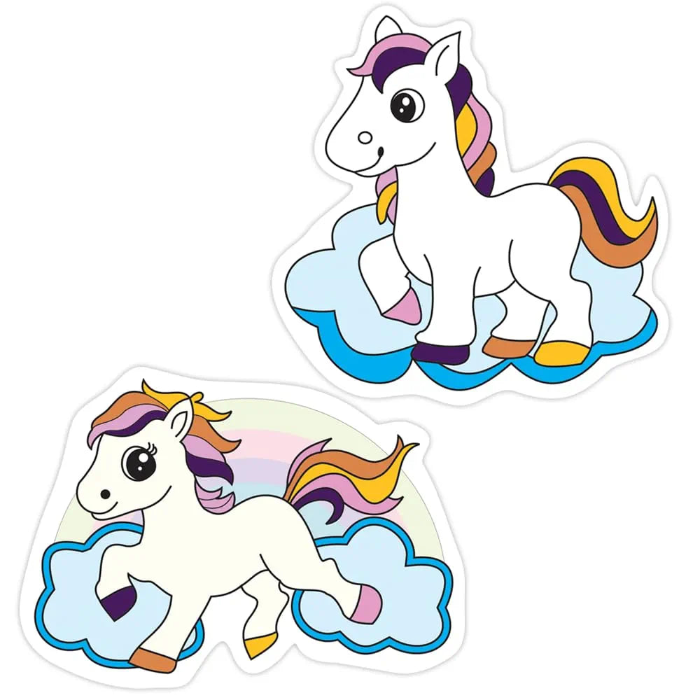 Toykraft Pony Parade Sparkling Art | Glitter & Sequin DIY Kit | Builds Creativity & Focus