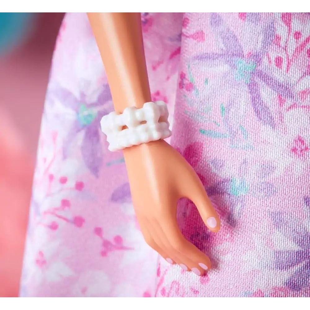 Mattel Original Licensed Barbie Signature Birthday Wishes Doll | Collectible Barbie in Lilac Satin Dress with Wavy Brown Hair